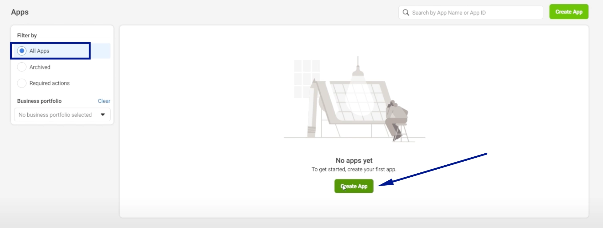 Step 1: Go to Meta for Developers